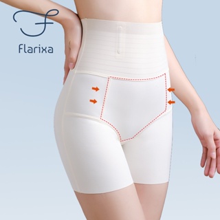 Flarixa กางเกงชั้นในบ็อกเซอร์ เอวสูง กระชับสัดส่วน ไร้รอยต่อ ยกสะโพก เพื่อความปลอดภัย สําหรับผู้หญิง