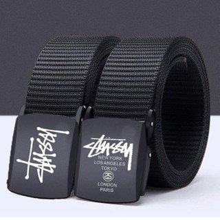 Tide brand Stussy เข็มขัดลําลอง เข้ากับทุกการแต่งกาย สไตล์สปอร์ต สําหรับผู้ชาย นักเรียน