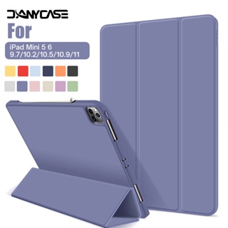 Danycase เคสแท็บเล็ต มีที่ใส่ปากกา สําหรับไอแพด iPad Air 5 4 10.9 2022 Pro 11 Air 3 10.5 9th 8th 7th Generation 10.2 5th 6th 9.7 Mini 6 Mini 5