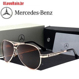 แว่นตากันแดด กรอบโลหะ สไตล์วินเทจ สําหรับ Mercedes Benz Ulovein