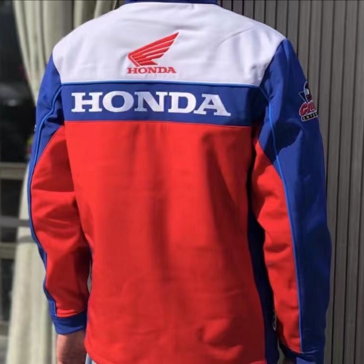 เสื้อแจ็กเก็ตสูท-แบบนิ่ม-ปักลาย-honda-bsb-กันน้ํา-กันลม-สําหรับขี่จักรยาน