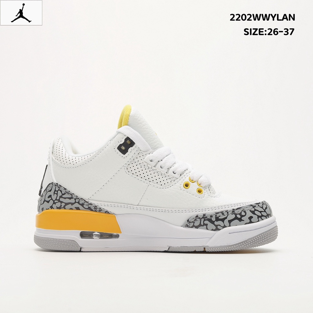 original-n-i-ke-air-jordan-3-retro-aj3-รองเท้าผ้าใบบาสเก็ตบอล-สําหรับเด็ก