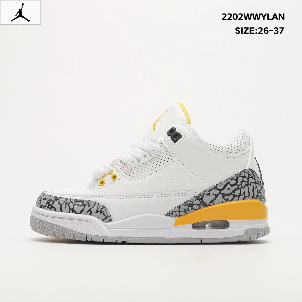 original-n-i-ke-air-jordan-3-retro-aj3-รองเท้าผ้าใบบาสเก็ตบอล-สําหรับเด็ก