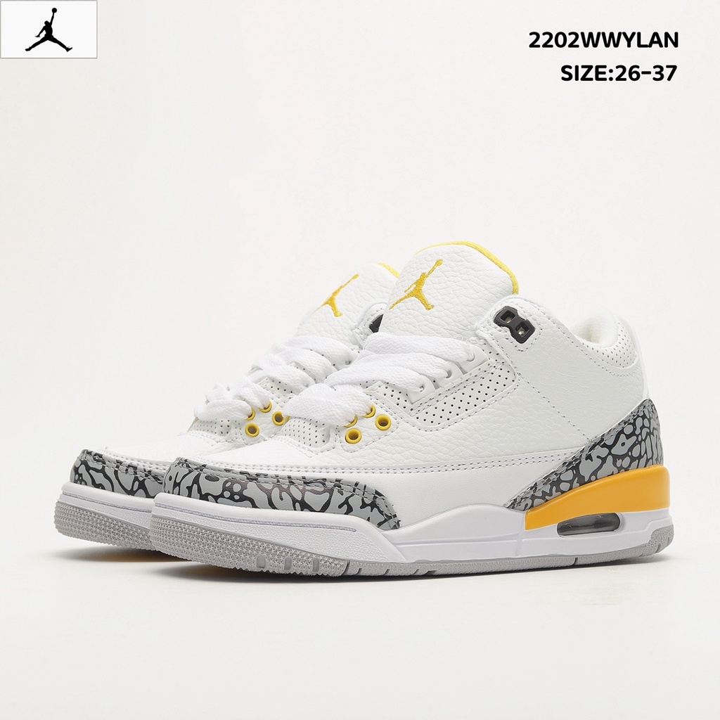 original-n-i-ke-air-jordan-3-retro-aj3-รองเท้าผ้าใบบาสเก็ตบอล-สําหรับเด็ก