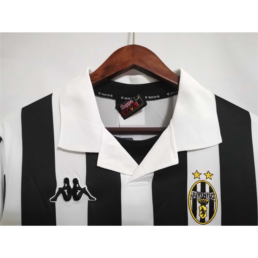 เสื้อยืดแขนยาว-ลายทีมชาติฟุตบอล-juventus-del-piero-zidane-99-00-คุณภาพสูง-สไตล์เรโทร