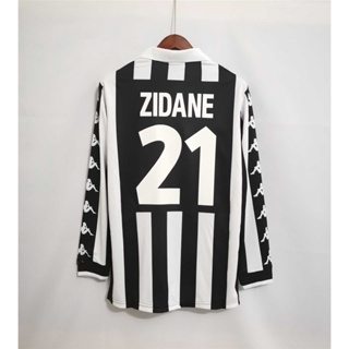 เสื้อยืดแขนยาว ลายทีมชาติฟุตบอล Juventus DEL PIERO ZIDANE 99-00 คุณภาพสูง สไตล์เรโทร