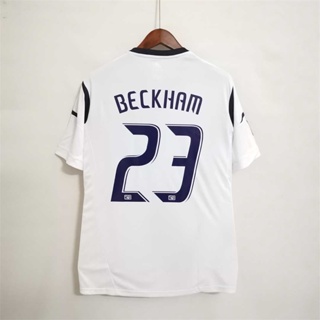 เสื้อกีฬาแขนสั้น ลายทีมชาติฟุตบอล LA Galaxy BECKHAM 12-13 คุณภาพสูง สไตล์เรโทร สําหรับบ้าน