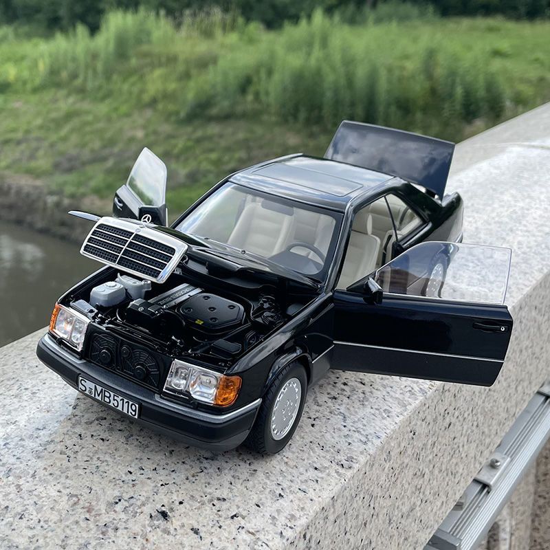 โมเดลรถยนต์จําลอง-norev-1-18-benz-300-ce-coupe-w124-1990-ของเล่นสําหรับเด็ก