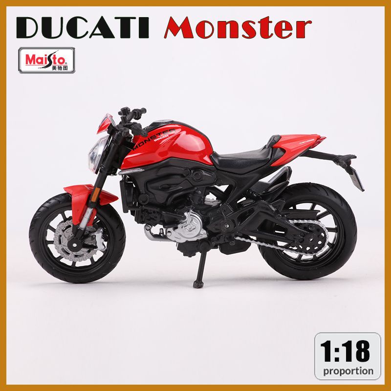 โมเดลรถจักรยานยนต์จําลอง-ขนาด-1-18-ducati-monster-2021