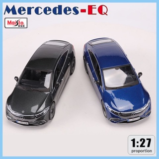 โมเดลรถยนต์จําลอง Meritor Figure 1: 27 Mercedes-Benz EQS ของเล่นสําหรับเด็ก