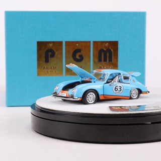 โมเดลรถยนต์จําลอง Pgm 1: 64 Porsche 356 GULF GULF โลหะผสม สไตล์คลาสสิก