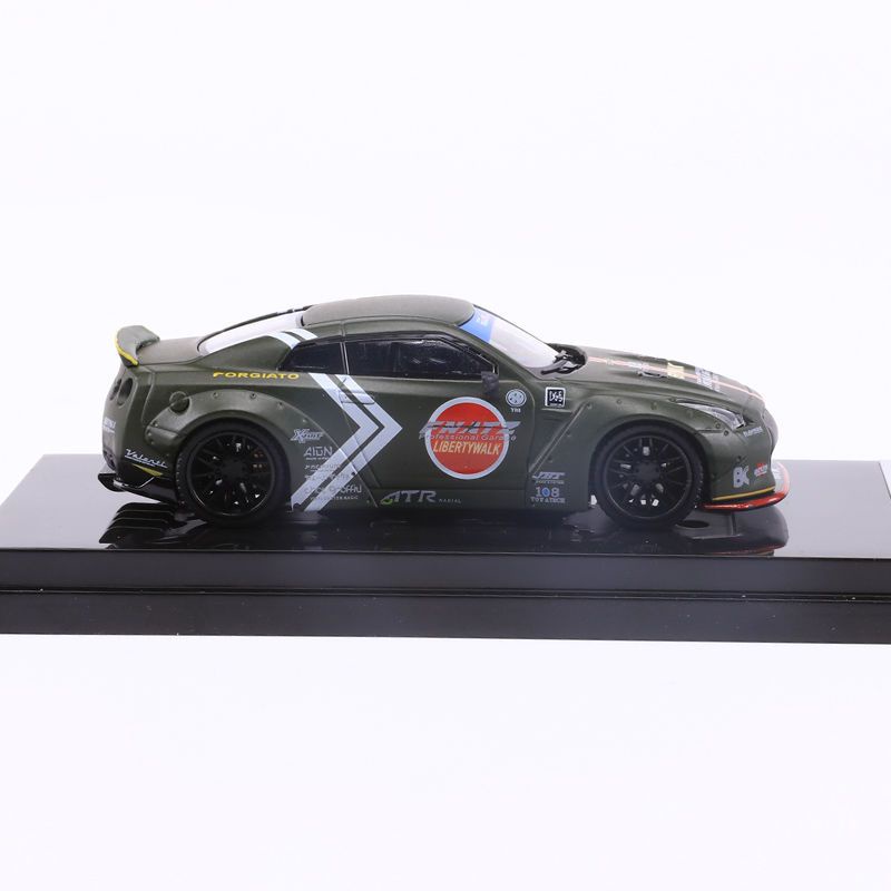 โมเดลรถยนต์จําลอง-time-micro-1-64-lb-works-nissan-gt-r-ดัดแปลง