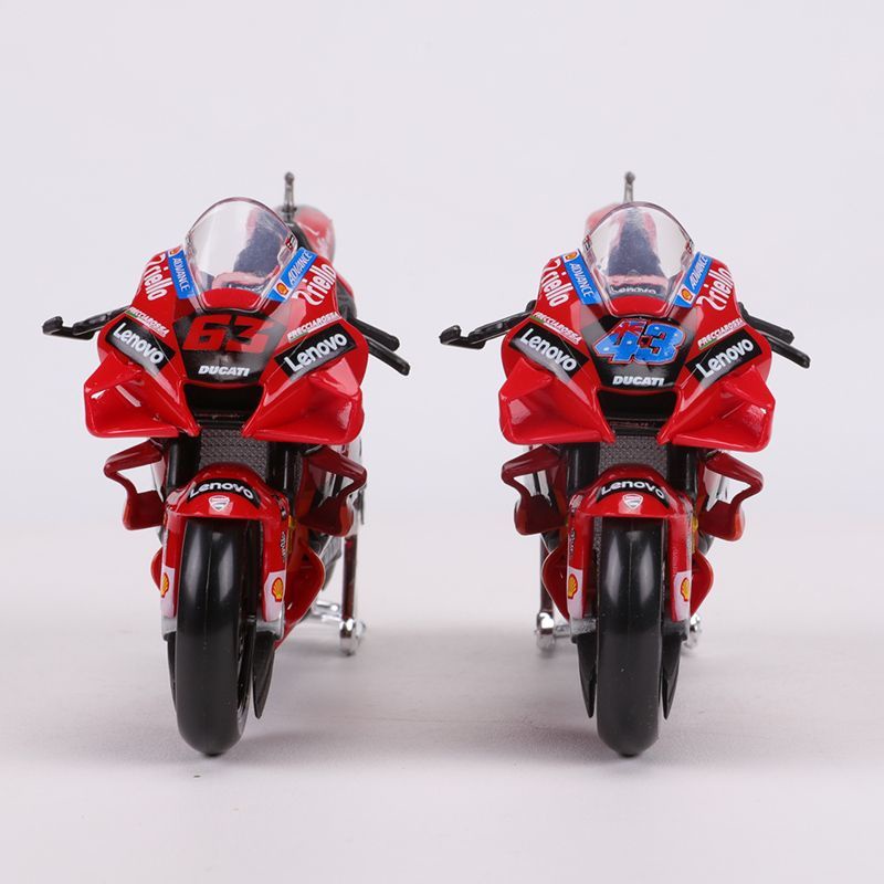 โมเดลรถจักรยานยนต์จําลอง-maisto-1-18-gp-racing-ducati-ducati-lenovo-2021