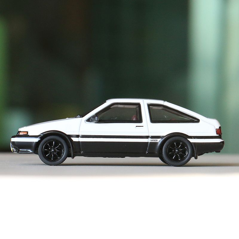 time-micro-โมเดลรถยนต์จําลอง-1-64-initial-d-toyota-ae86-fujiwara-tofu-shop