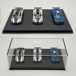 โมเดลรถยนต์เรซิ่น Vmb 1: 64 Koenigsegg one1 Tricolor Commemorative Edition ของเล่นสําหรับเด็ก