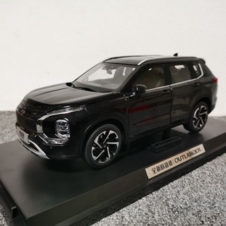 โมเดลรถยนต์จําลอง 1: 18 ของแท้จากโรงงาน Guangauto Mitsubishi OUTLANDER OUTLANDER 2023