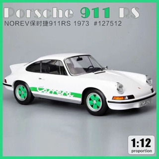 โมเดลรถยนต์จําลอง Norev Norwell 1: 12 1972 Porsche 911 2.7 RS ขนาดใหญ่