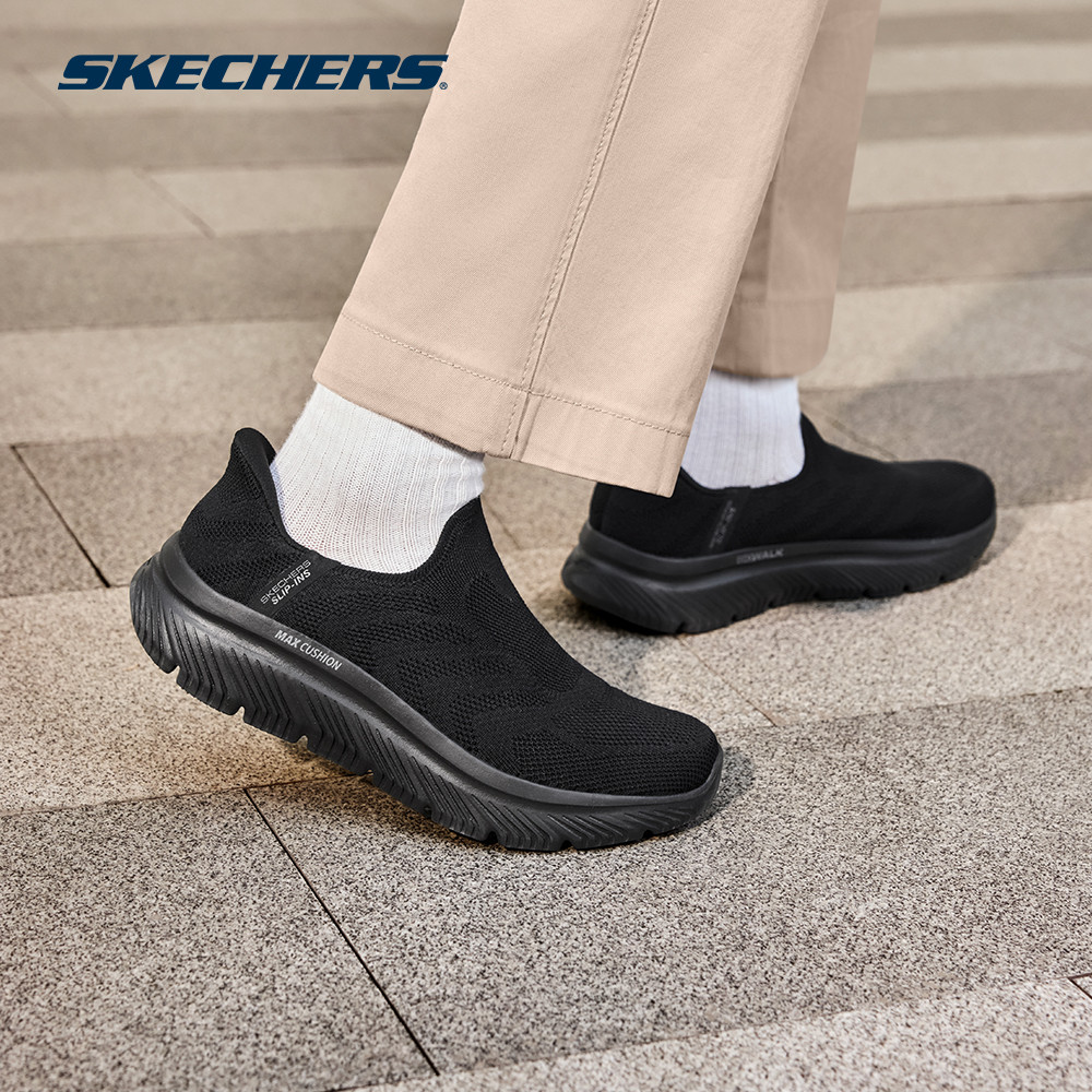 Skechers สเก็ตเชอร์ส รองเท้าผู้ชาย Men Slip-Ins GOwalk Max Cushioning ...