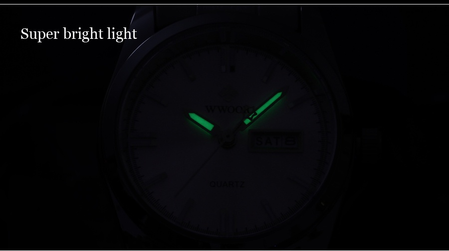มุมมองเพิ่มเติมของสินค้า Wwoor (ขายตรงจากโรงงาน พร้อมส่ง) นาฬิกาข้อมือควอตซ์ อะนาล็อก สายสแตนเลส กันน้ํา เรียบง่าย แฟชั่นสําหรับผู้หญิง 8804