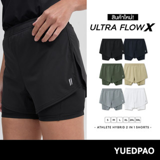 Yuedpao Sportswear - Athlete Hybrid 2-in-1 Shorts Quần tập thể dục Quần chạy 2 trong 1 Có lớp lót Có túi bên (6 màu)