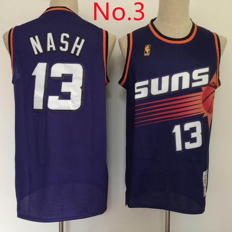 เสื้อกีฬาบาสเก็ตบอล-ลายทีม-nba-phoenix-suns-jerseys-nash-barkley-paul-ayton-star-jerseys-9-สไตล์-สําหรับผู้ชาย