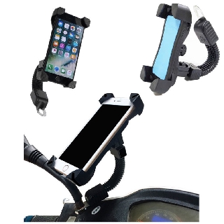 ที่ยึดโทรศัพท์ ที่วางโทรศัพท์มือถือ & จักรยาน ยึด ล็อค ติดแฮนด์รถมอเตอร์ไซค์ Bike Holder