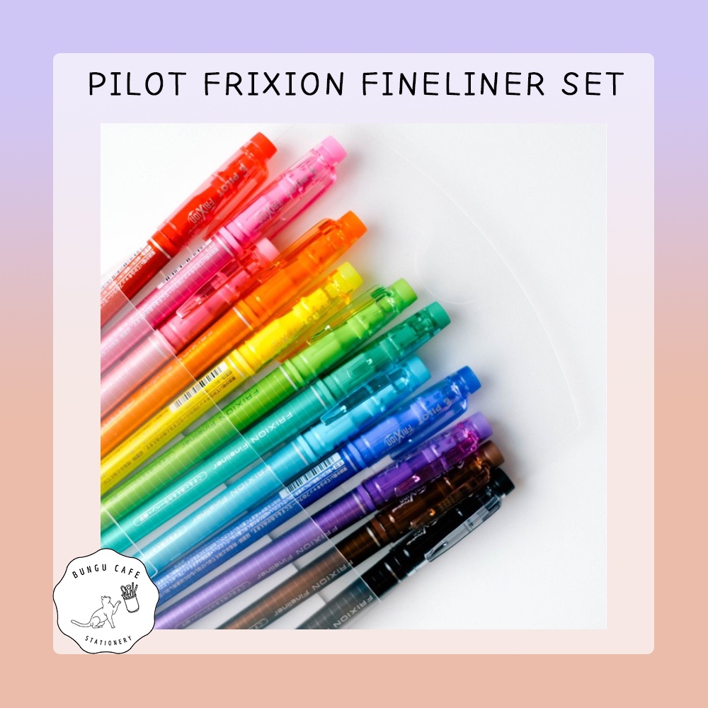 pilot-frixion-fine-liner-sffl-12f-marker-ปากกาสักหลาด-ปากกาสักหลาด-มาร์กเกอร์แบบน้ำ