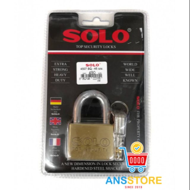 กุญแจ-solo-4507sq-45-แบบห่วงสั้น