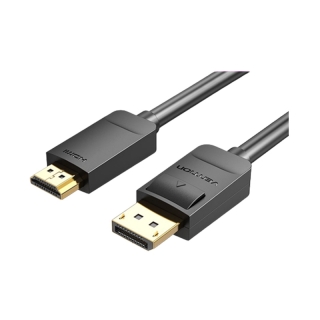 [ส่งไวจากไทย] Vention สายเชื่อมต่อหน้าจอ Dp สายเคเบิ้ล ชุบทอง แปลง Dp เป็น Hdmi ตัวผู้ 1080P 60HZ Full Hd Hdtv สำหรับคอมพิวเตอร์ แล็ปท็อป จอโทรทัศน์ โปรเจคเตอร์