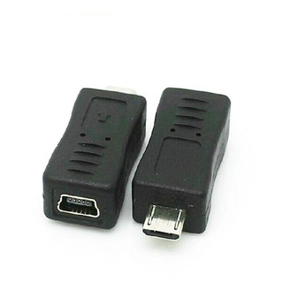 ภาพขนาดย่อของภาพหน้าปกสินค้าหัวแปลง อะแดปเตอร์แปลง จาก Mini USB ไปเป็น Micro USB ( Mini USB Female to Micro USB Male Adapter ) จากร้าน chensoong บน Shopee