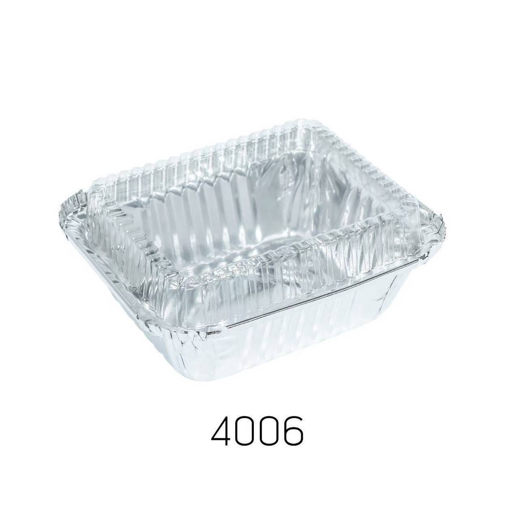 ถ้วยฟอยล์-4006-พร้อมฝาปิด-สีเงิน