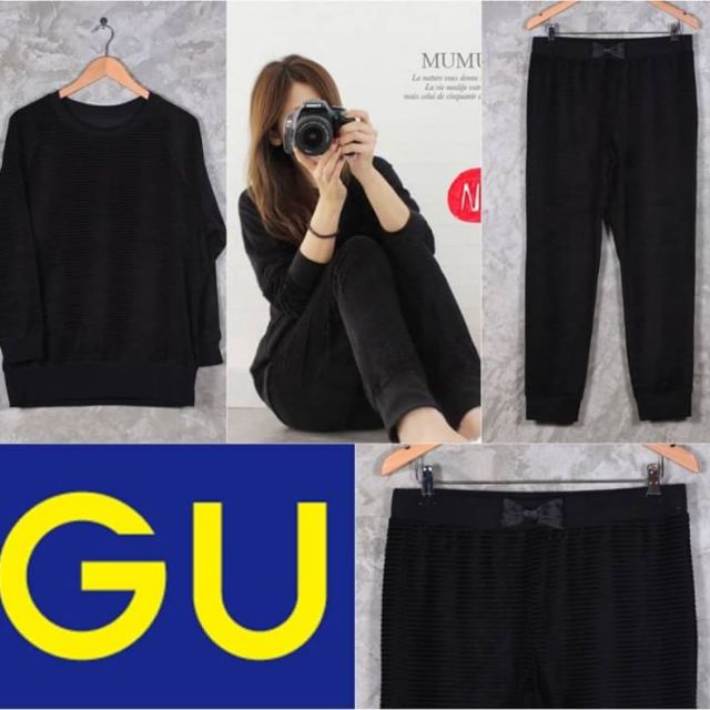 gu-sleepwear-set-แบรนดังในเครือ-uniqlo