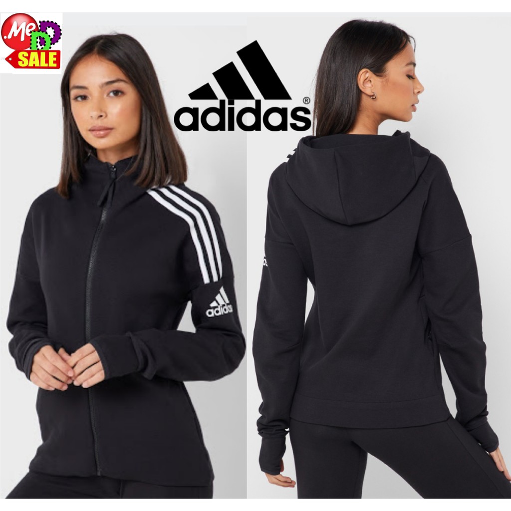 Adidas - ใหม่ เสื้อกันหนาวมีฮู้ด ทรงสลิม ( Iconic Hooded Sweatshirt ) ADIDAS  Z.N.E. HOODIE FL1959 FL1960 FI6722 | Shopee Thailand