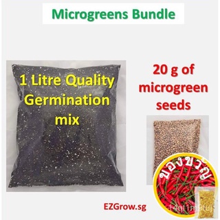 เมล็ดงาดำสำหรับปลูก Microgreens 20G (Fr (SG) Seeds WEYA