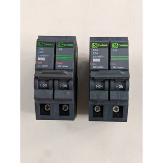 Chang เมนเซอร์กิตเบรคเกอร์ 2P 50A-63A 400V Miniature Circuit Breakers