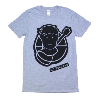 【cotton Tshirts👕】2022 Ed Sheeran Pocket Pictogram Print T-Shirt 100% Cotton สวมใส่สบาย