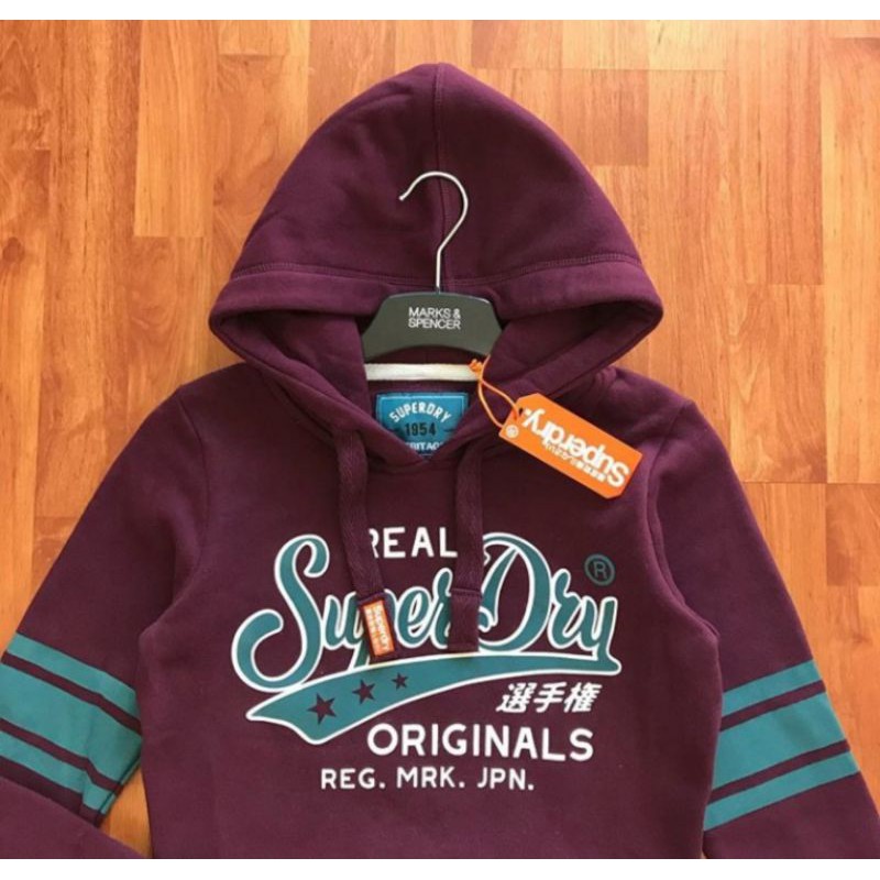 sd-superdry-track-and-fieldgular-hoodie-เสื้อฮู้ดแท้-ราคารวมค่สจัดส่งค่ะ