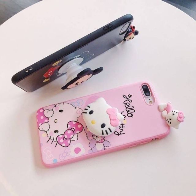 เคสโทรศัพท์หัวเกาะ-มิ้กกี้-คิตตี้