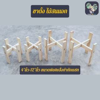 ภาพหน้าปกสินค้าขาตั้งไม้สน สำหรับวางกระถางต้นไม้ Plant For You ซึ่งคุณอาจชอบสินค้านี้