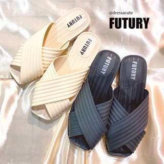 ♥️[No.2003] แท้ 💯 FUTURY ® เปิดนิ้วเท้า ลดความอับชื้น หรูหรามากแม่ รองเท้าเปิดส้น รองเท้าแตะย