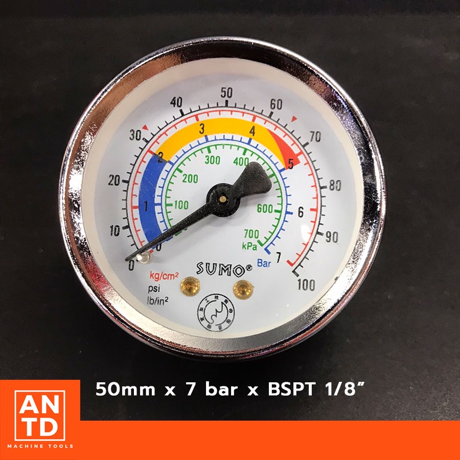 sumo-เกจ์วัดแรงดัน-40มม-50มม-pressure-gauge-แบบแห้ง-เกลียวออกหลัง-1-8-1-4-ใช้ได้ทั้งระบบลมและน้ำ