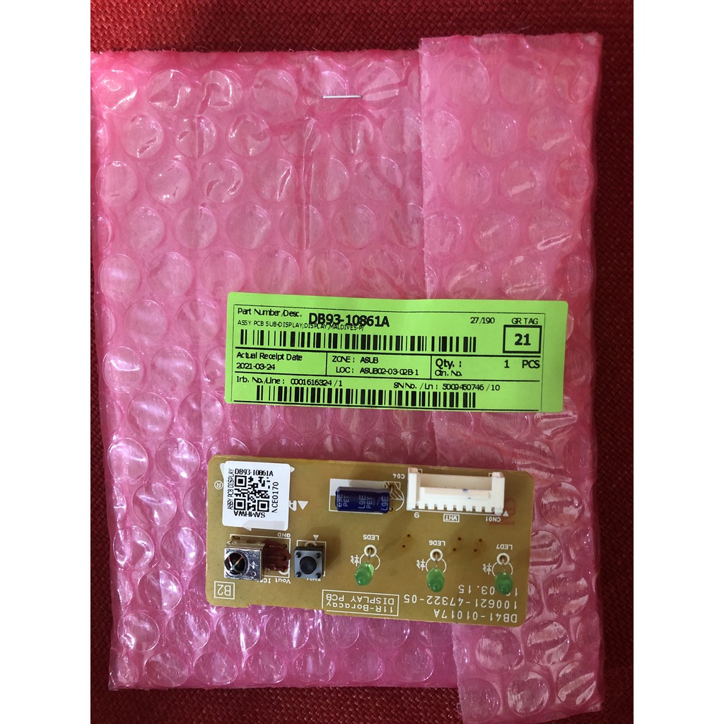 samsung-pcb-sub-รุ่น-db93-10861a-แผงแสดงสัญญาณรีโมทแอร์ซัมซุง-อะไหล่แท้ราคาถูก-ส่งเร็ว