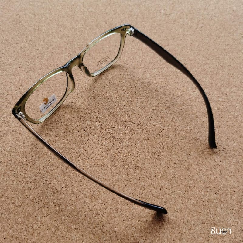 แว่นวินเทจ-กรอบแว่นสายตา-แว่นชินตา-รุ่น-chinta-3-con-ทรงเหลี่ยม-กรอบพลาสติก-ลายกระ-กรอบใส-กรอบเขียว-พรีเมี่ยม-เลนส์ใส