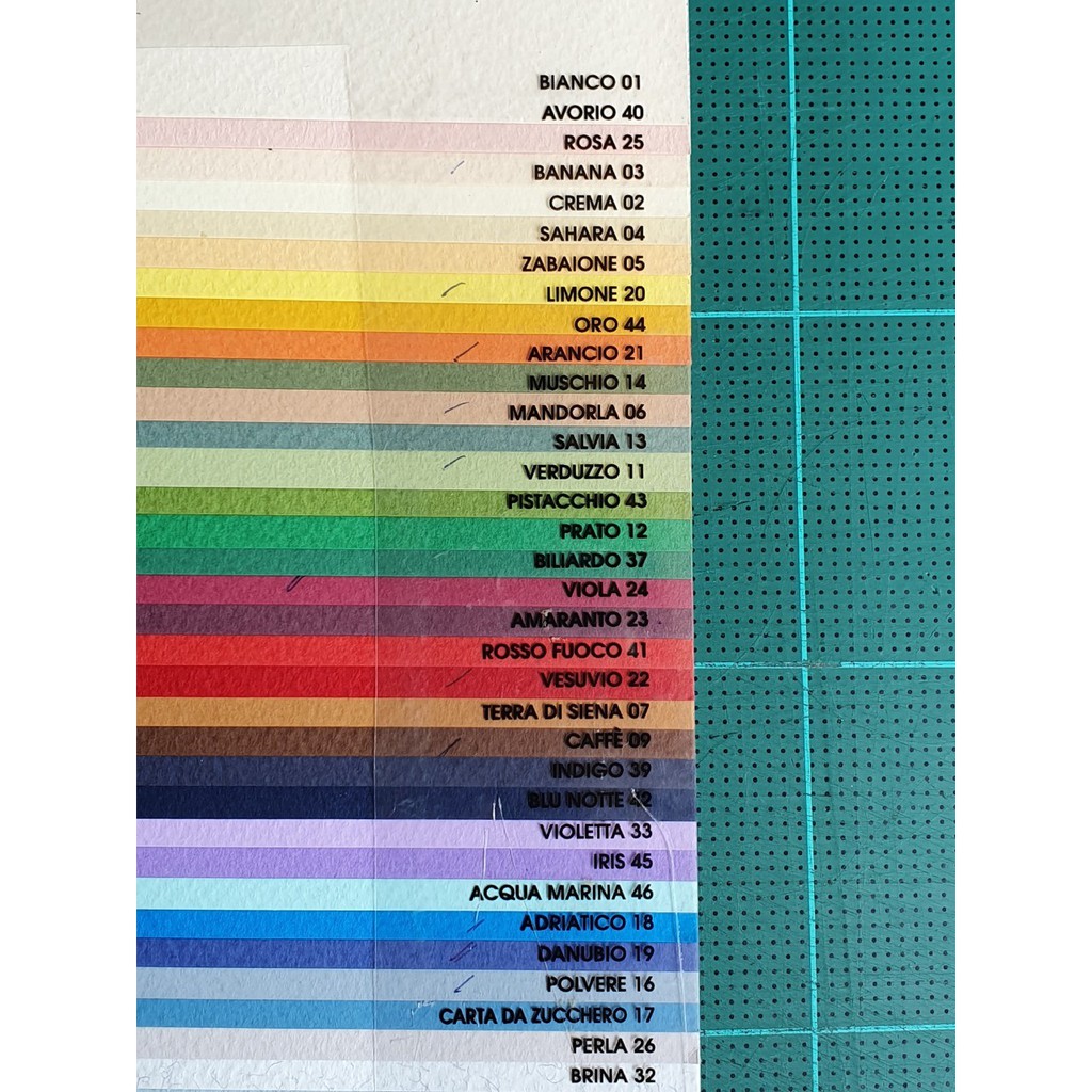 ภาพสินค้าset 2 กระดาษสี 100 ปอนด์ 160 แกรม Frabiano แผ่นใหญ่ No.024-046 กระดาษสีร้อยปอนด์ จากร้าน donlajate บน Shopee ภาพที่ 2