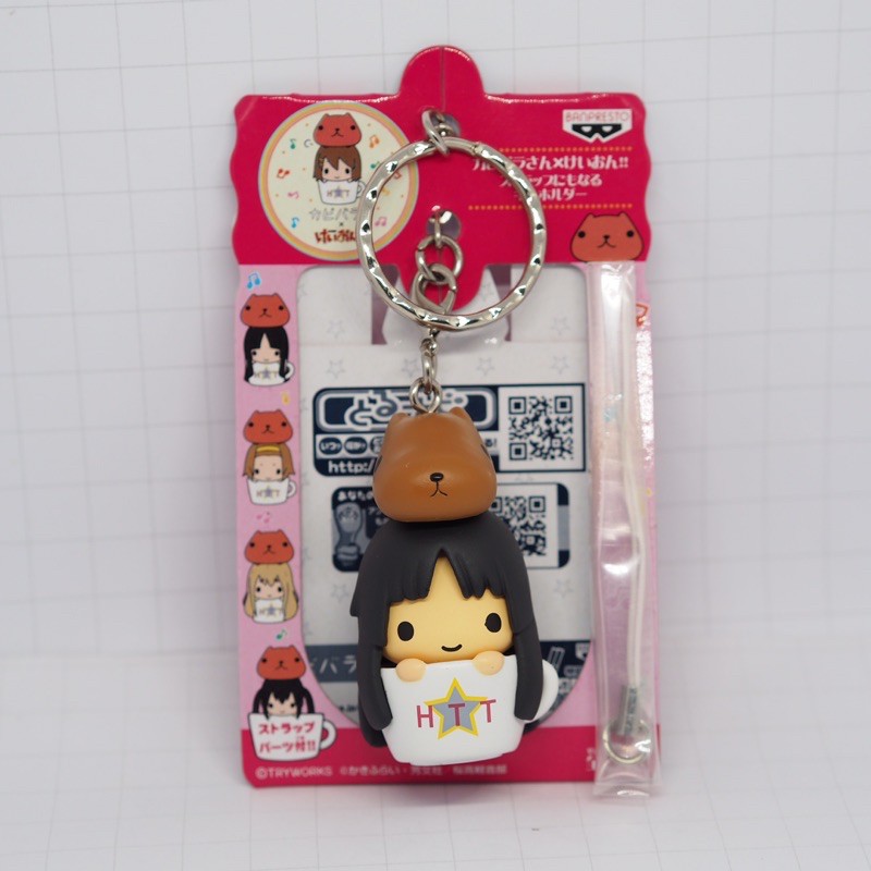 K-On! x Kapibara-san Akiyama Mio keychain figure | Shopee Thailand
