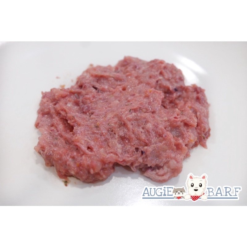 pack-barf-1kg-อาหารบาร์ฟสุนัข-สูตรเป็ด-แซลม่อน