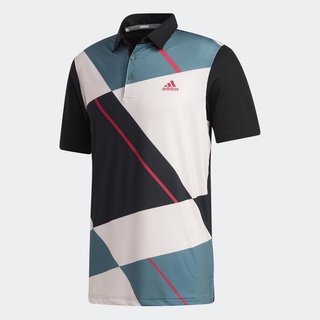 adidas GOLF Ultimate365 Colorblock Polo Shirt ผู้ชาย สีดำ FR1148