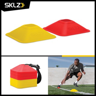 SKLZ - Mini Cones / 50 PK. มาร์กเกอร์โคน กรวยซ้อมบอล กรวยฝึกซ้อม กรวยซ้อมกีฬา โคนมาร์กเกอร์ ชุดละ 50 ชิ้น