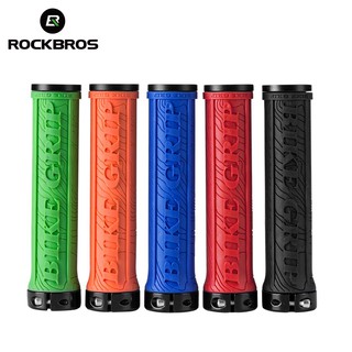 Rockbros แฮนด์มือจับยาง แบบนิ่ม 3D กันลื่น สําหรับรถจักรยาน Mtb