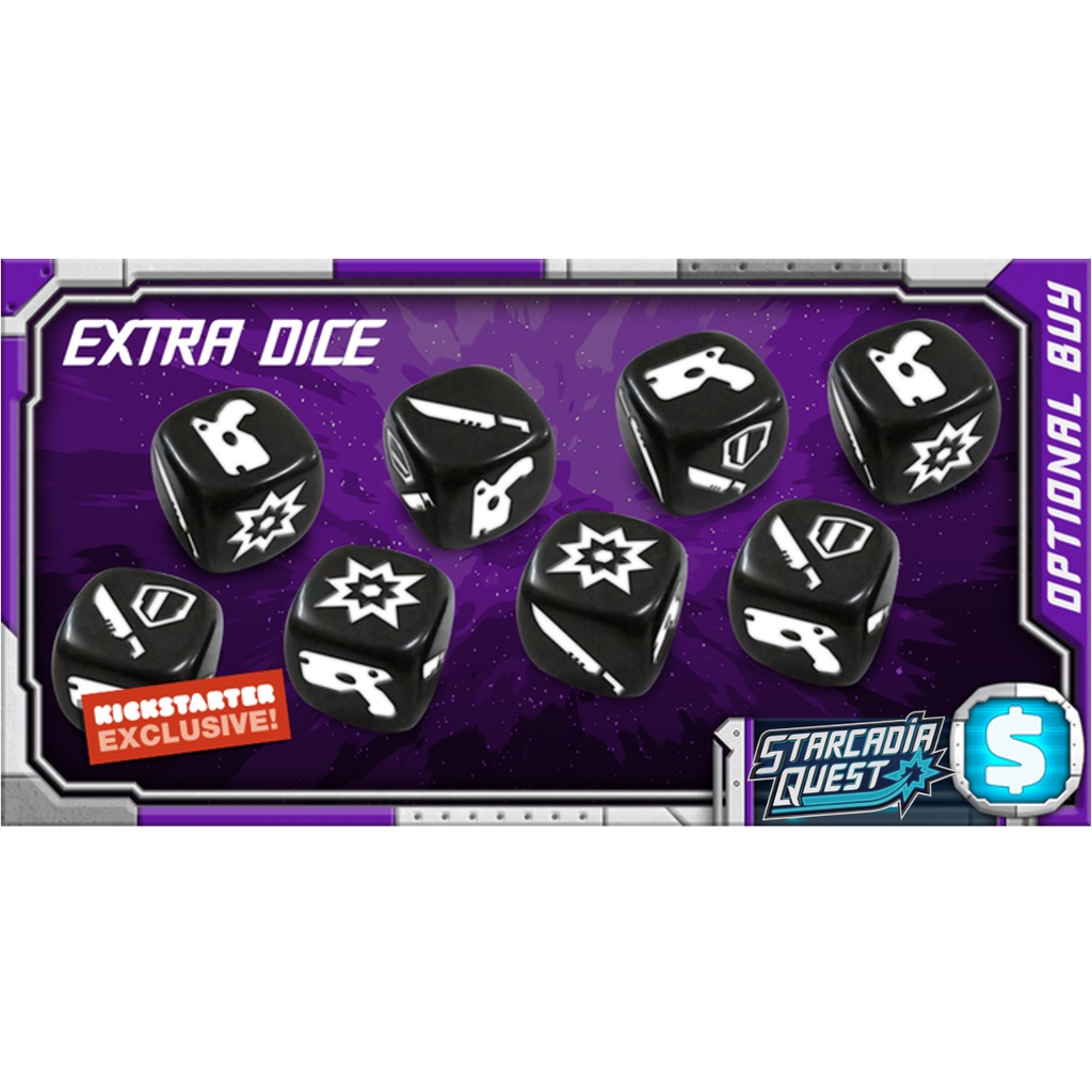 CMON Starcadia Quest: Crew Dice (KS Exclus.) - Le Griffon